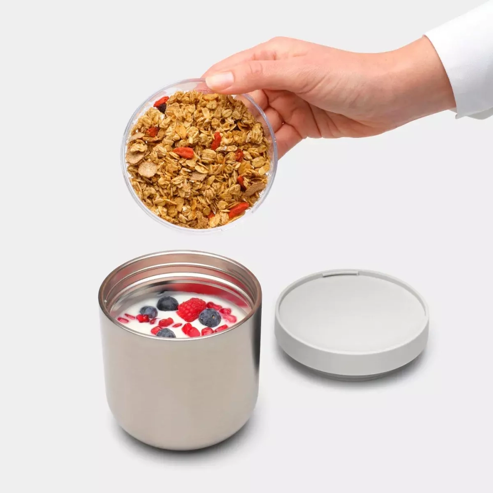 Brabantia - Ланчбокс Make &amp; Take 500 мл Светло-серый / артикул   228803  / GTIN 8710755228803