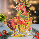 Наклейка новогодняя бумажная 40см, sх06-02