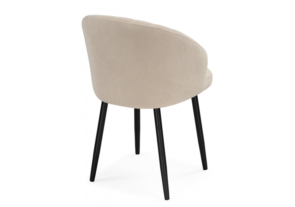 Стул на металлокаркасе Woodville Бэнбу marseille 13 данс, черный, ножки черные