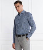 Рубашка H-HANK-kent-C1-214 BOSS BLACK - голубой(50508767)