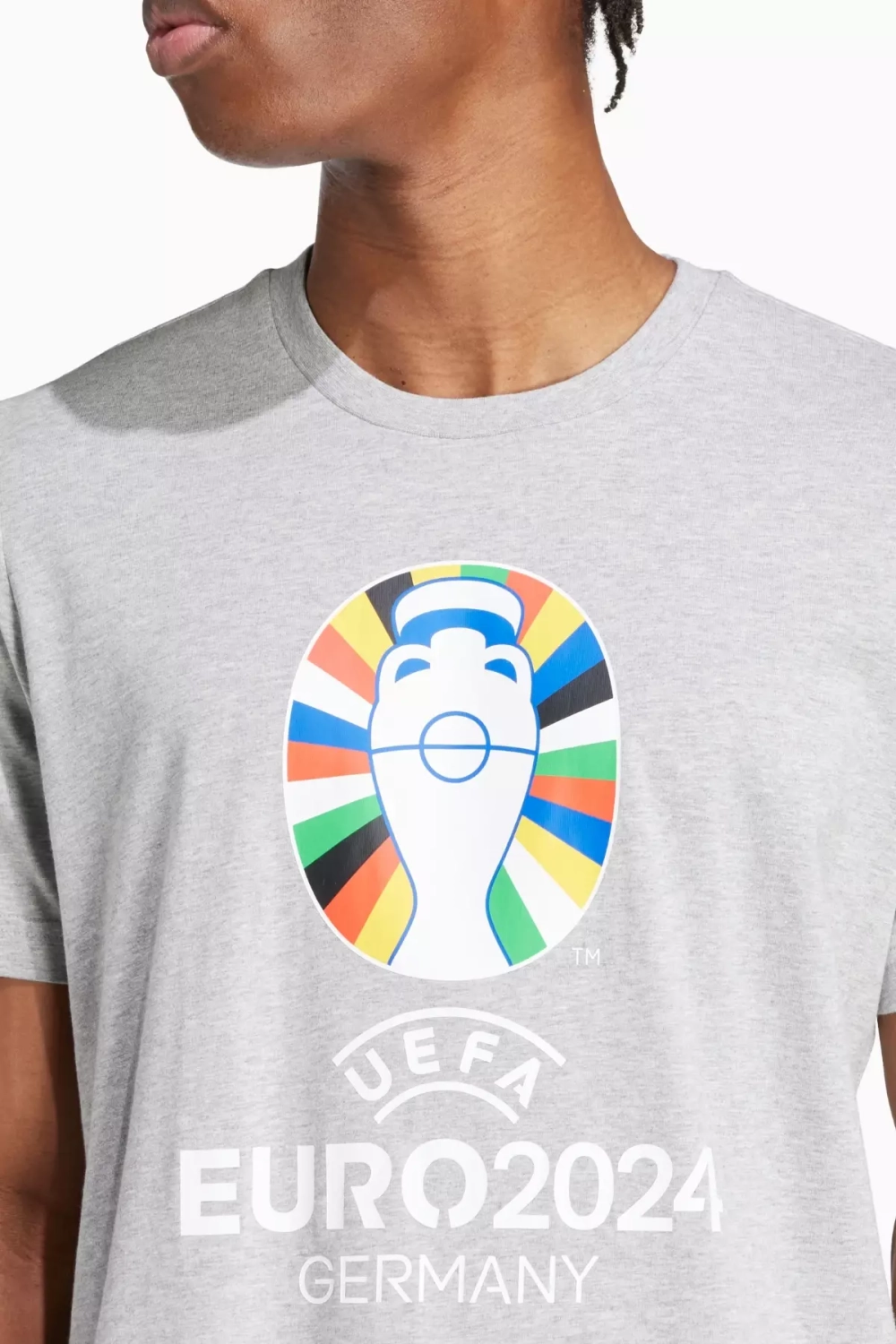 Футболка adidas Euro 2024 Tee - серый