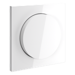 Накладка для светорегулятора поворотно-нажимного, S70 (белый глянцевый)