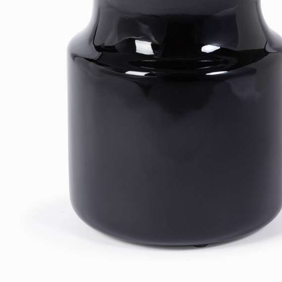 Кофейный стол Perry Ø33х45 см, черный глянец