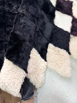 Покрывало меховое ковер из шкуры овчины