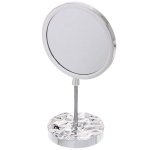 Зеркало настольное «ЭЛАНТРА», круг, цвет хром, 28,5*15см