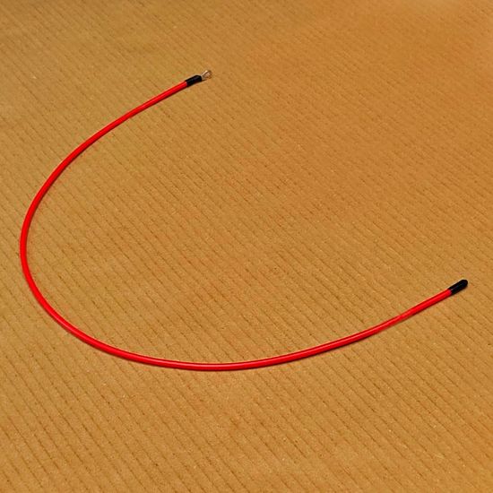 Антенна для ошейников Garmin DC50, T5, T20, TT10, TT15, TT25 длинная 57 см. (Красная)