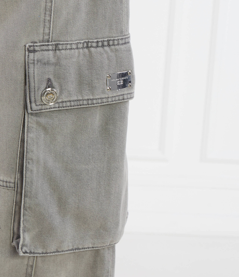 Джинсы cargo Elisabetta Franchi - серый(PJ40I41E2)