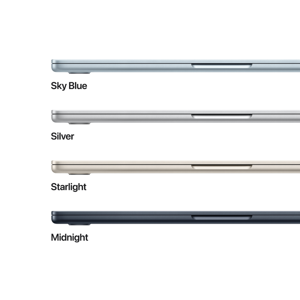 13-inch MacBook Air: Apple M5 chip with 10-core CPU and 10-core GPU, 16GB, 1TB SSD - Sky Blue,Model A3449