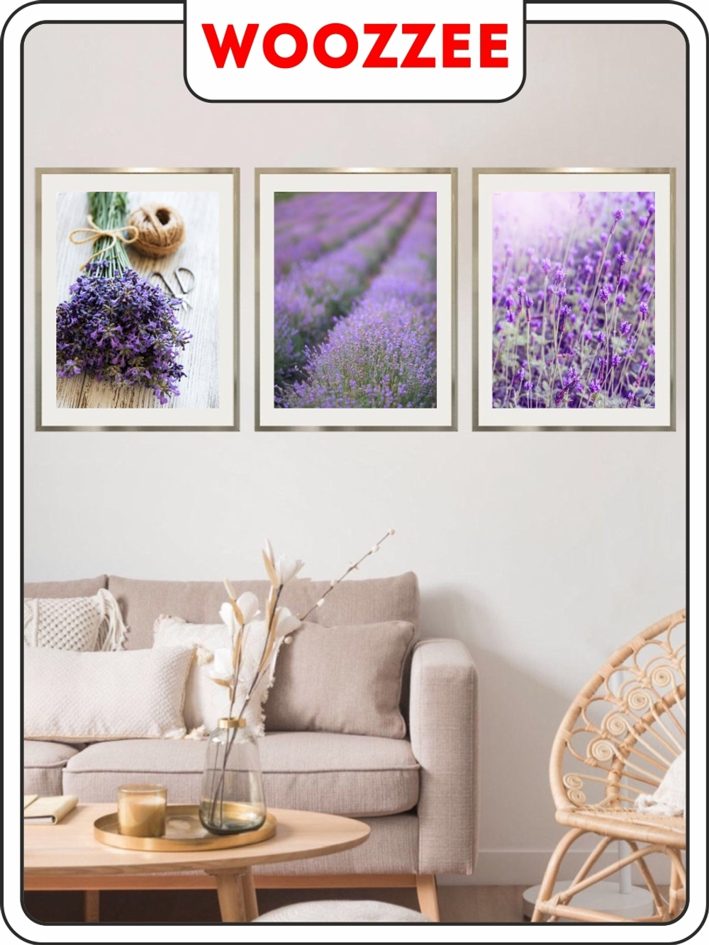 Набор постеров "Убранство Лаванды" 3шт.