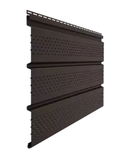 Софит с центральной перфорацией  DOCKE STANDART Шоколад 3000*305мм