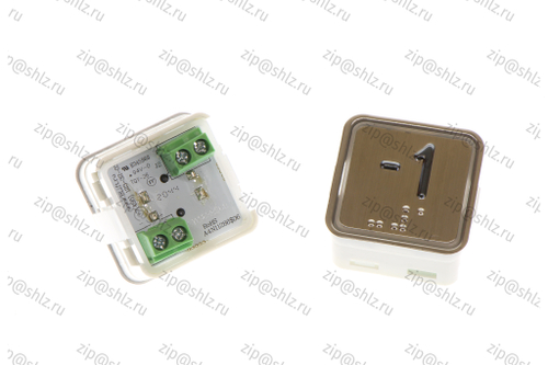 Кнопка (кнопочный модуль) KA302-S-R "-1 этаж", квадратная, статическая красная подсветка, Брайль