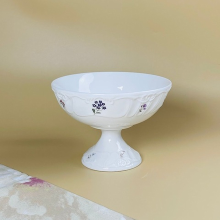 Lenardi 109-218 Конфетница 17см на ножке КРОКУС в под.уп.(х8)Фарфор