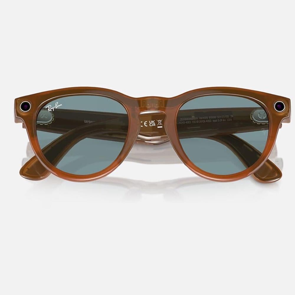 Ray-Ban Meta Headliner ( Цвет оправы - коричневый, цвет линз - синий )