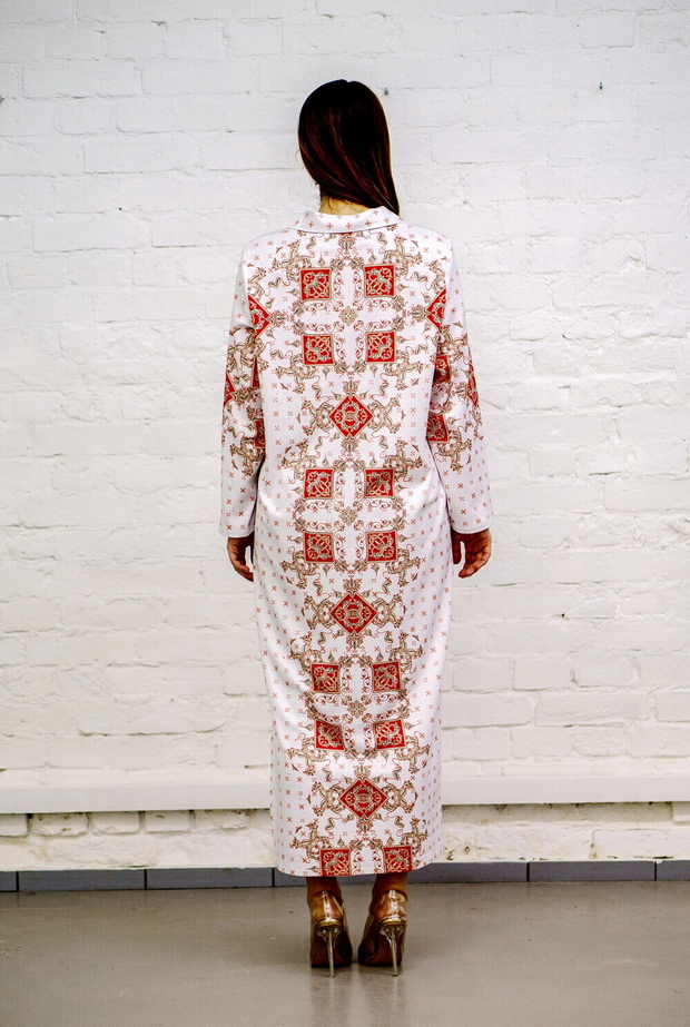 Платье "Тератология", по мотивам заставки в псалтире царя Иоанна Васильевича Грозного, 14 век