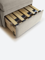 Кресло-кровать "Миник" с подлокотниками Dream Beige, купон Хаски