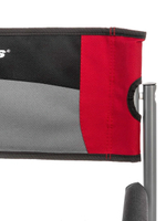 Кресло раскладное Nisus, 200 кг, поворотная спинка, серый/красный/черный (T-N-DC-07-PS-GRD)