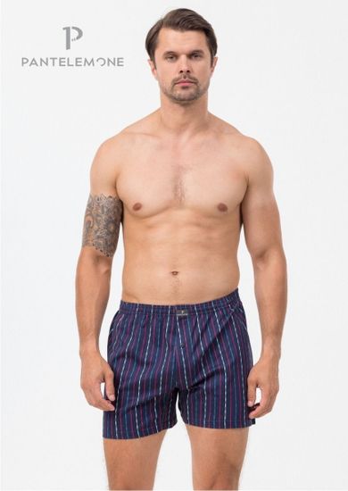 Трусы мужские семейные Pantelemone PMB-434, полоса темно-синяя
