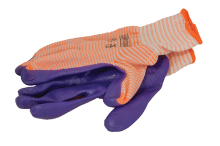 Перчатки нейлоновые с нитрилом, размер 10