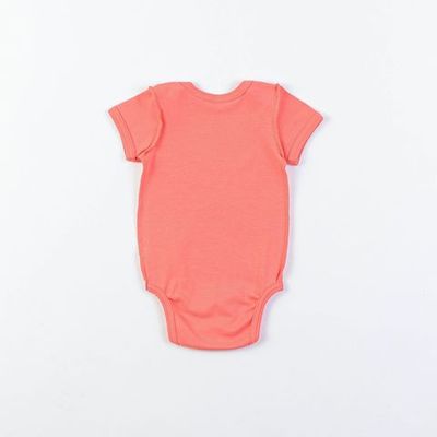 Short-sleeved bodysuit 3-18 months - Peach