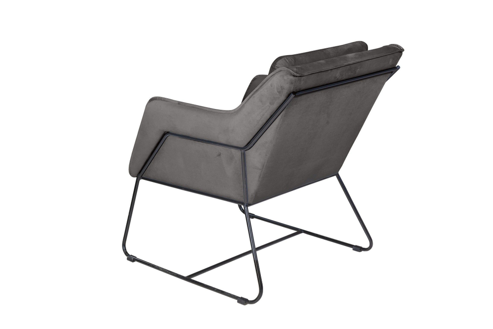 Кресло Alex, бархат антрацит 14