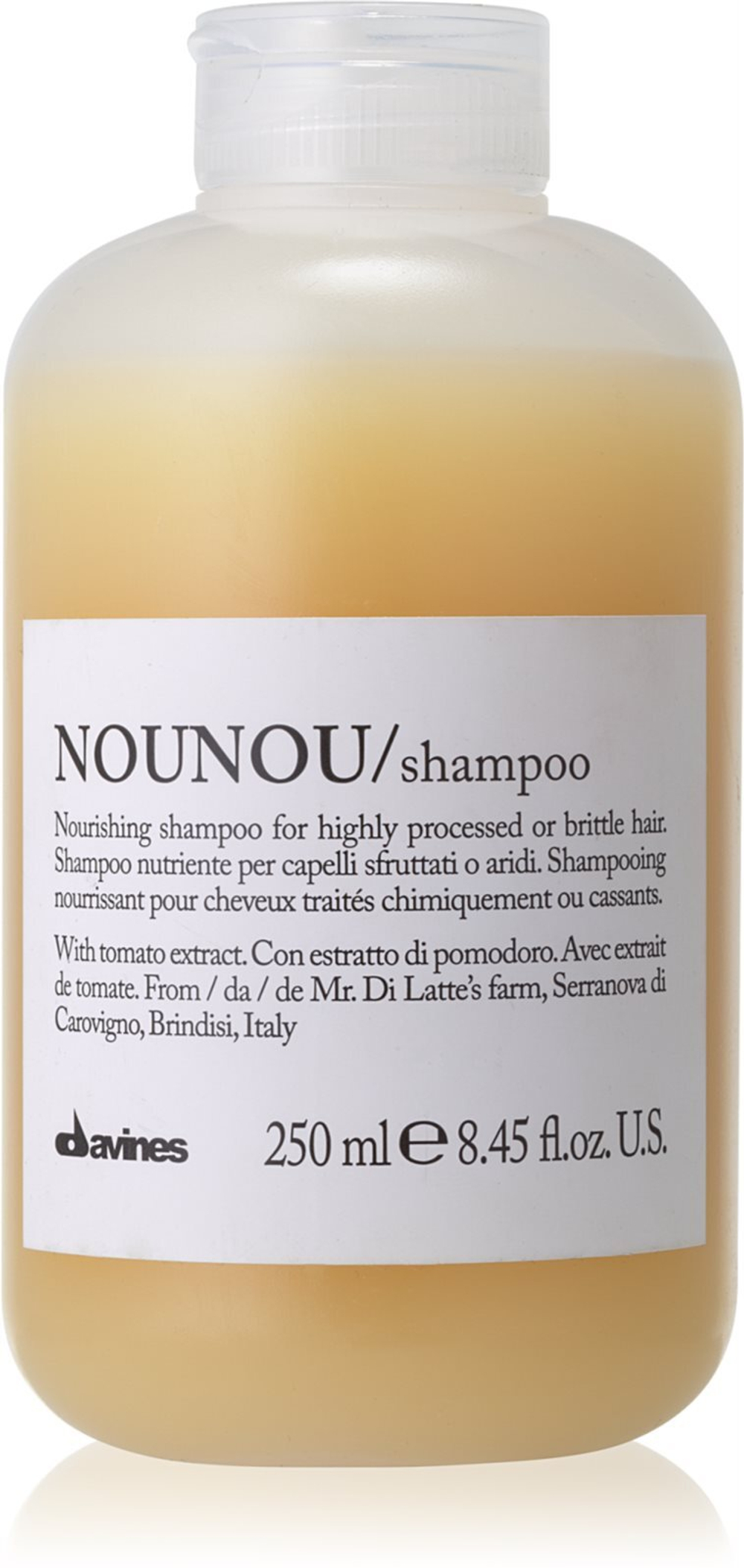 Davines NouNou - питательный шампунь для сухих и ломких волос /   250  ml  / GTIN 8004608241997