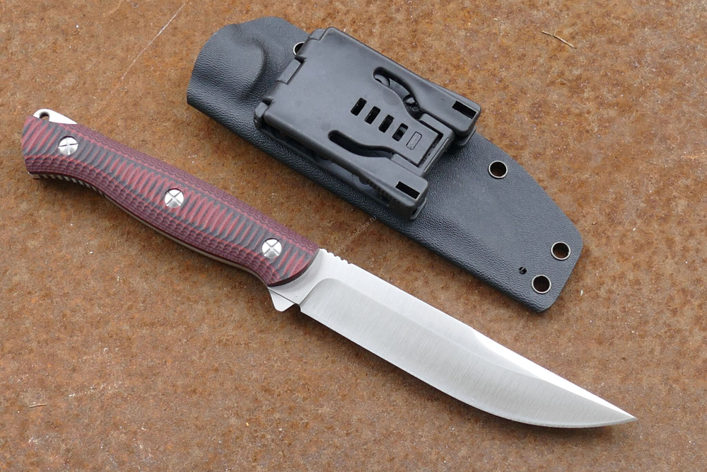 Нож STEELCLAW ЕРМАК красно-черный