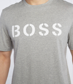 футболка tetry BOSS ORANGE - серый(50465250)