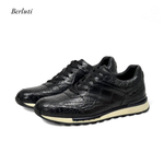 Кроссовки Berluti из кожи крокодила