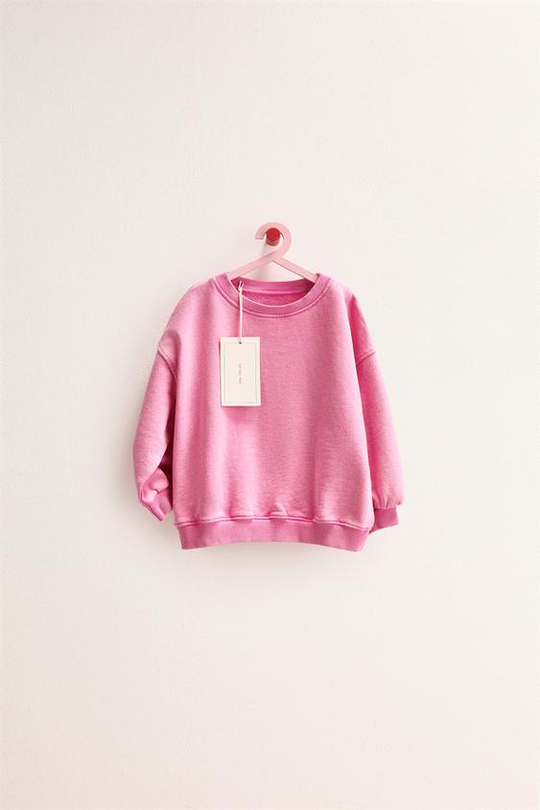 ZARA TIMELESS - ОДНОТОННАЯ ТОЛСТОВКА, МАЛИНОВЫЙ