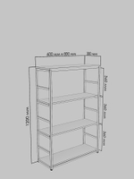 Стеллаж металлический FLOW