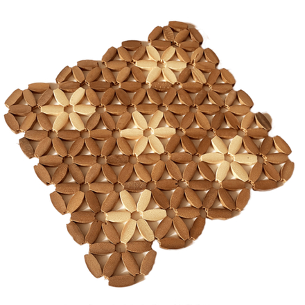 Подставка бамбуковая под горячее 19 х 19 см.