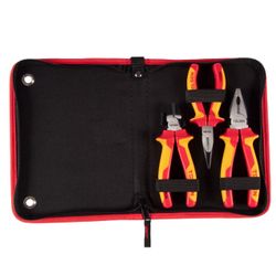 TOLSEN (TTV83103) Набор пассатижей и бокорезов диэлектрических, 3 предмета, в футляре на молнии