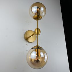 Бра Modo Sconce 2 Globes Gold By Imperiumloft