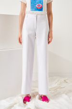 3963 Брюки женские (белый)