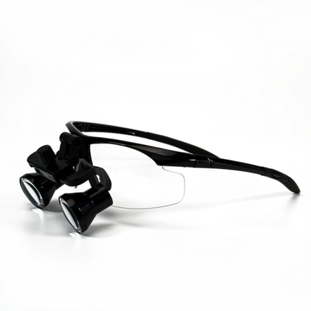 Лупы бинокулярные Hakori Galileo 2.5x (Flip-Up). Спортивная оправа