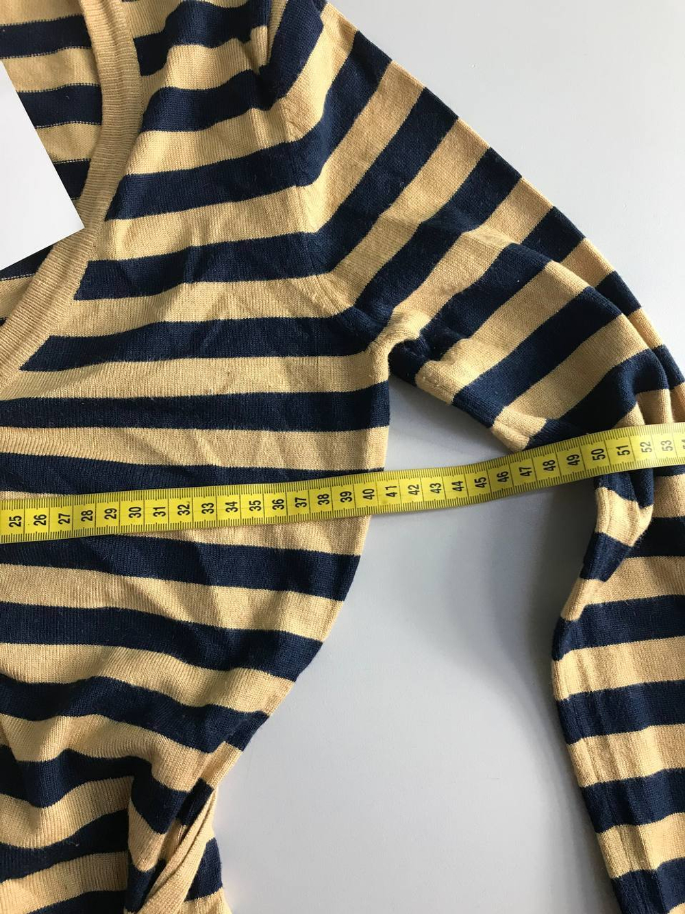 Кардиган Oodji в стильную полоску, визуально на 38 размер