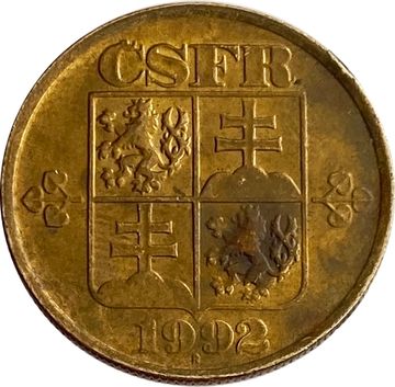 20 геллеров 1992 Чехословакия