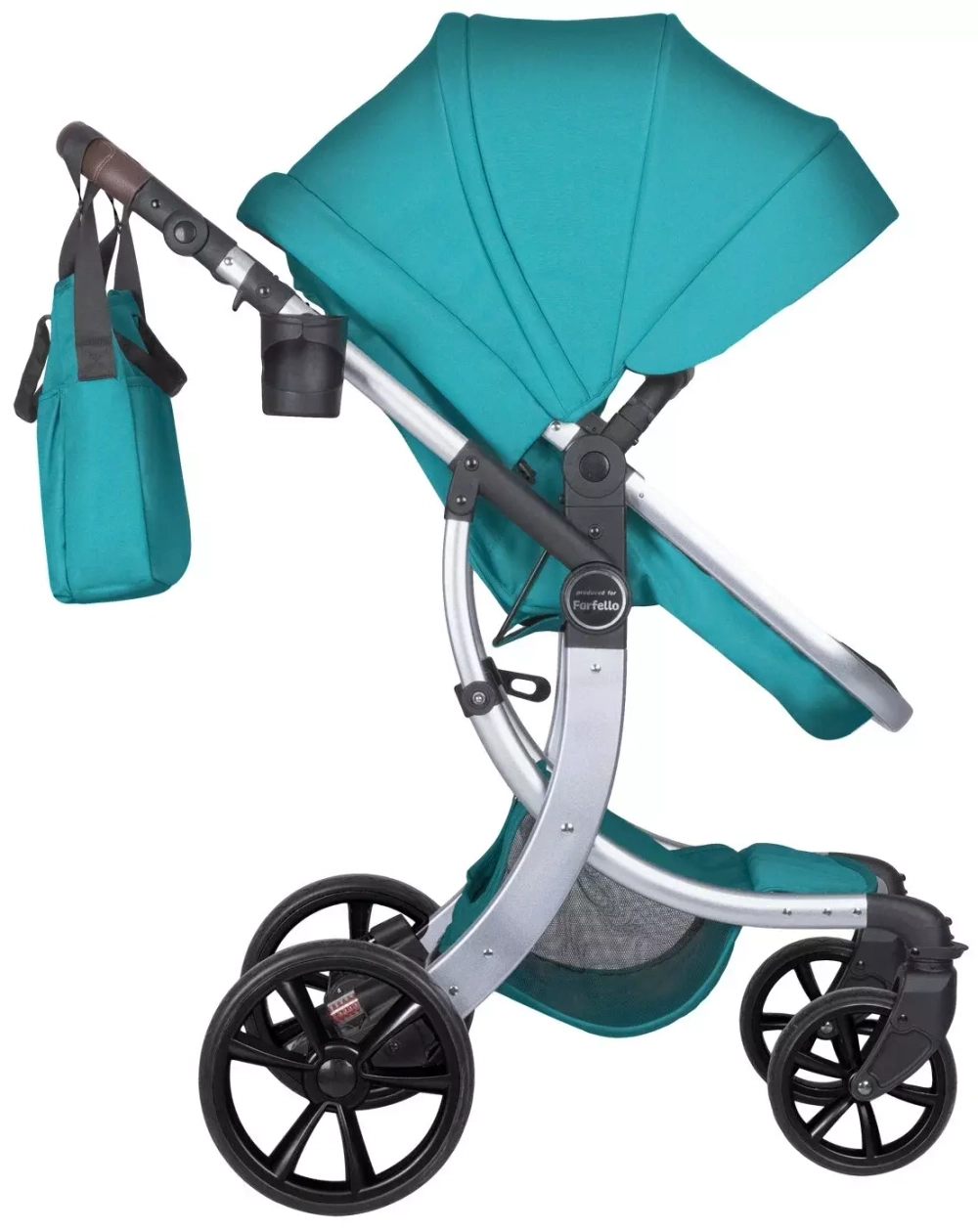 Коляска трансформер Aimile Original New Silver (Голубая гавань NDS-6)