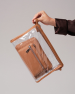 Набор косметичек DBR 15-89 коричневый лист