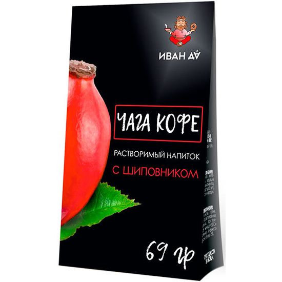 (-)Чайный напиток "Чага-Кофе" с Шиповником, 69 г