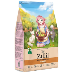 Сухой корм ZILLII Sensitive Digestion Cat для кошек с чувствительным пищеварением, Индейка, пакет 40