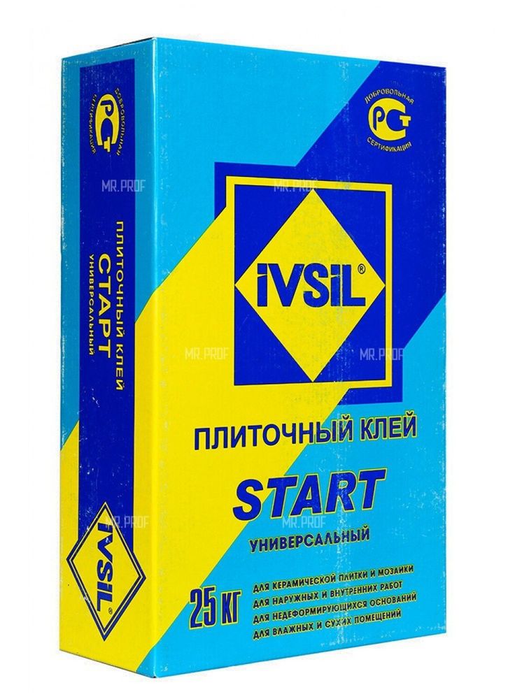 1976 АКЦИЯ !!! IVSIL start плиточный клей 25кг