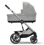 Коляска Cybex Balios S Lux SLV complete Cloud G Ocean Blue Plus 3 в 1 Stone Grey с дождевиками