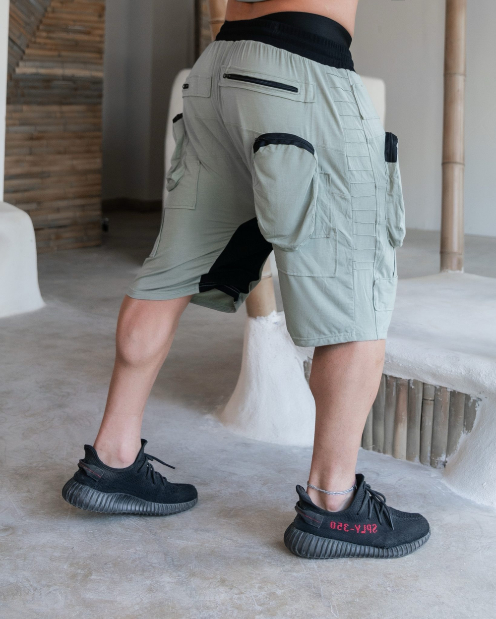 Шорты BODY ENGINEERS AIALCHEMIST Shorts Matte Green