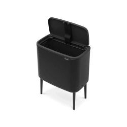 Brabantia Корзина для мусора Bo Touch 36 л черная