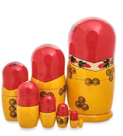 Народные промыслы МР-10/ 9 Матрешка 8-кукольная (Семеновская)