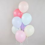 Шар (12"/30 см) Макарунс, Ассорти, пастель 100 шт.