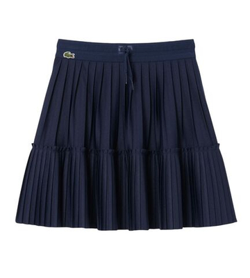 Детская теннисная юбка Lacoste Pleated Jersey