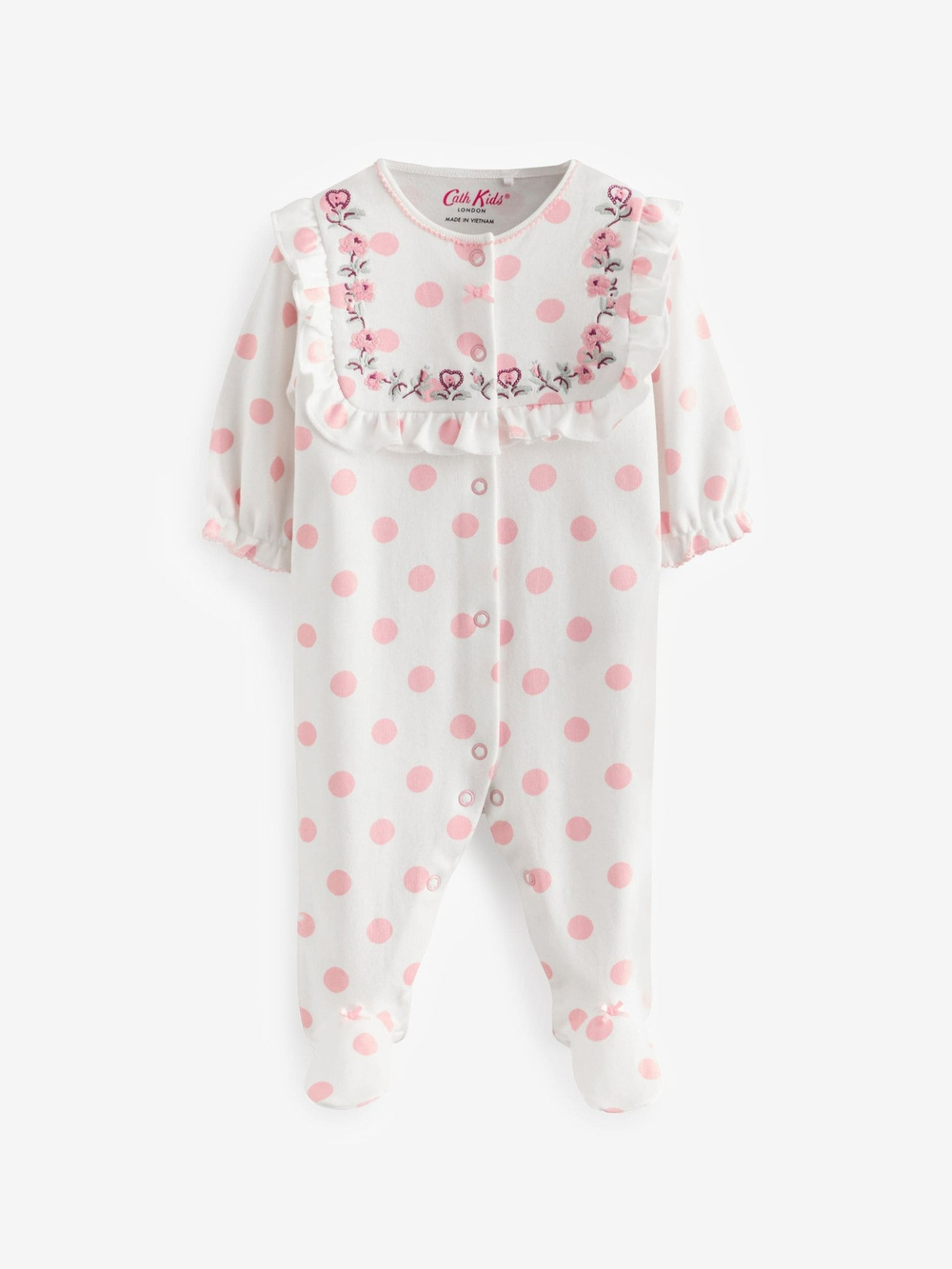 Комбинезон / Cлип для малышей Next B15-265, 3 шт., Розовый, Белый