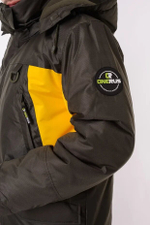 Зимний мужской костюм Onerus Фишер -45 (Таслан) Зеленый/Желтый